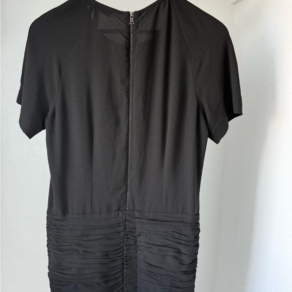 BCBG Maxazria Short Sleeve Little Black Dress, Black, Size Small - Picture 4 of 5